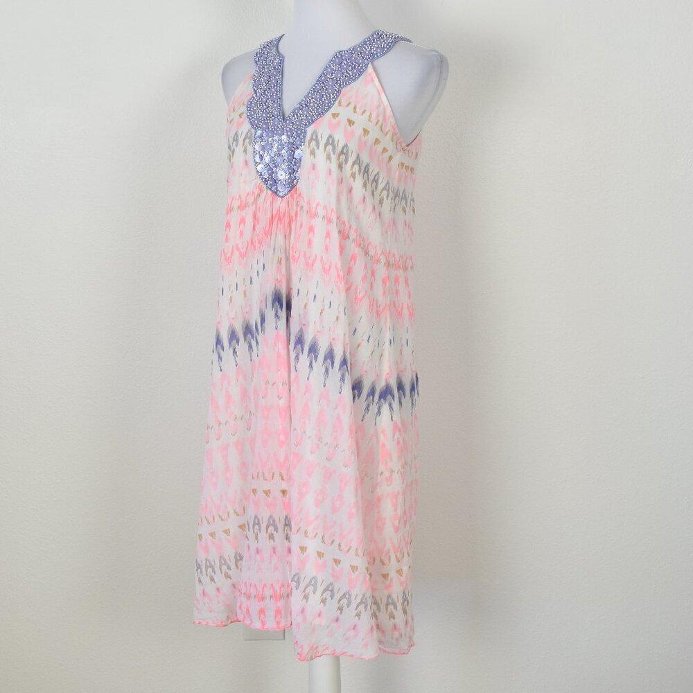 Nimo With Love Sequin Tie Dye Printed Dress - S - Picture 4 of 9